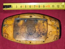 Tabatière en os et bois