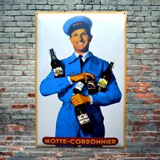 Plaque émaillée BIERE