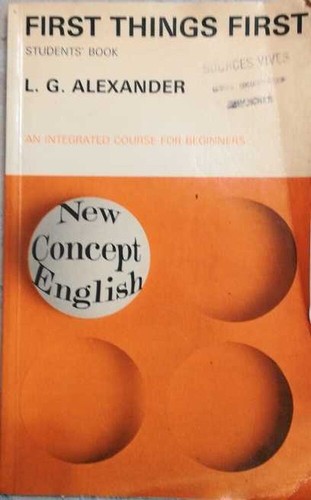 First things first student's