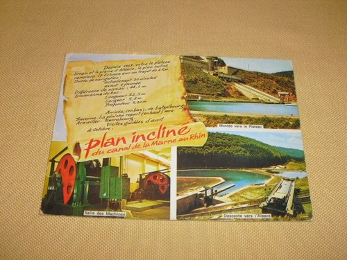 Carte postale plan - plan, incliné