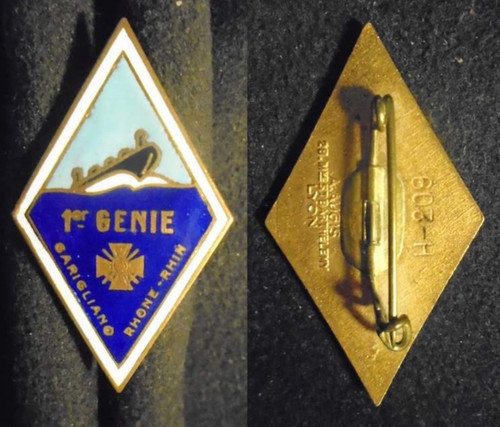 Insigne militaire 1 - militaire, 1°