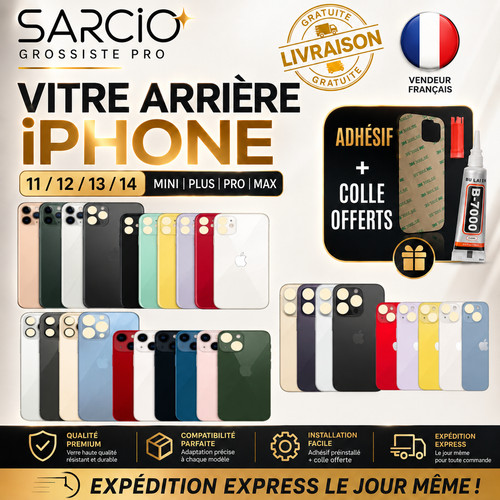 Vitre arriere iphone 13 - arriere, 12