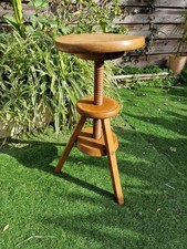 Tabouret D'atelier Ancien En