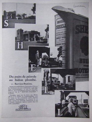 Publicité 1930 shell huiles - 1930,