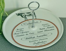 PLAT À FROMAGE EN PORCELAINE