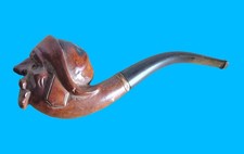 Pipe ancienne sculptée