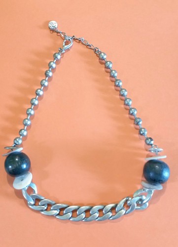 Collier mailles gourmette - mailles,