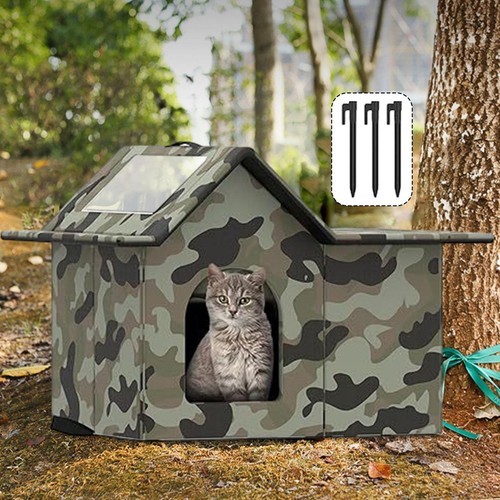 Niche pour chats extérieur - pour,