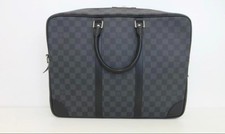 Louis Vuitton Damier Graphite Porte Document Voyage GM  Unisex LV N41123 Rank S