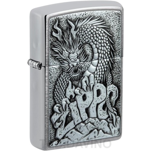 Zippo briquet dragon emblème - briquet,
