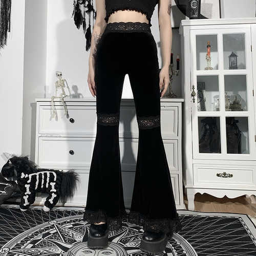 Pantalons évasés velours - Évasés,