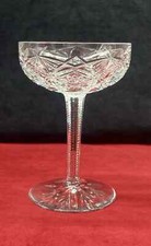 BACCARAT LAGNY TALL SHERBET CRYSTAL GLASS COUPE A CHAMPAGNE CRISTAL TAILLÉ