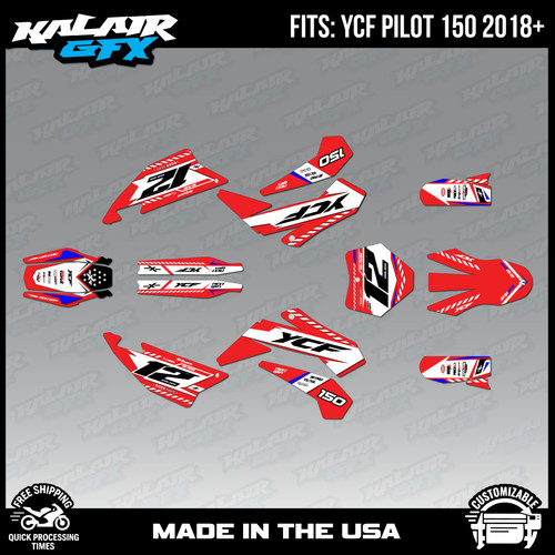 Graphics kit for - ycf, pilot