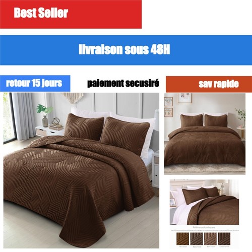 Ensemble couvre lit - ensemble, matelassé