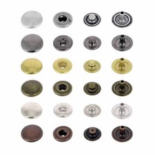 Lot de boutons pression en laiton - Diamètre 10.5mm