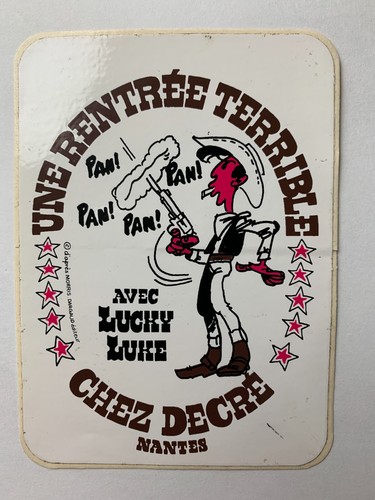 Sticker vintage chez decre - sticker,