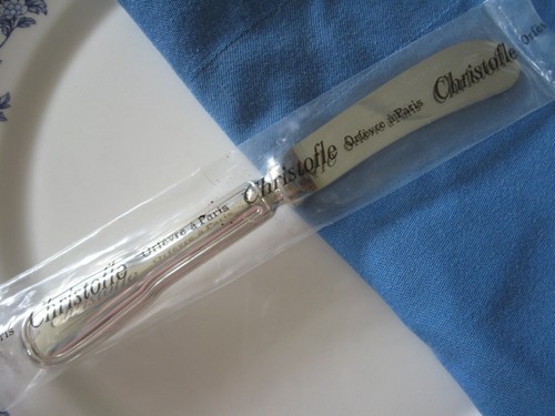 Christofle chinon butter - chinon,