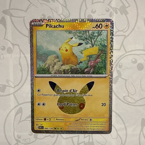 Carte pokémon pikachu - carte,