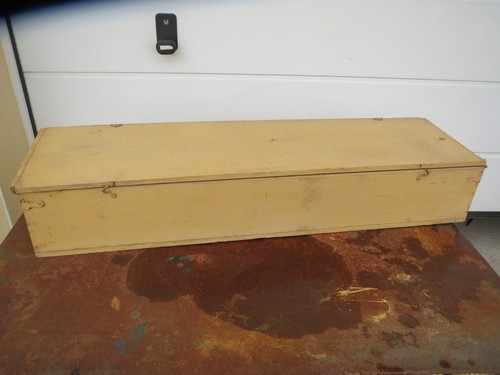 Ancienne caisse bois - caisse, mallette