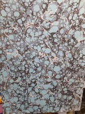 Papier marbré à la cuve de