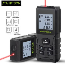 ✅Télémètre Laser Mètre Portée 70mt ou 100mt bande Laser Écran LCD 4 lignes