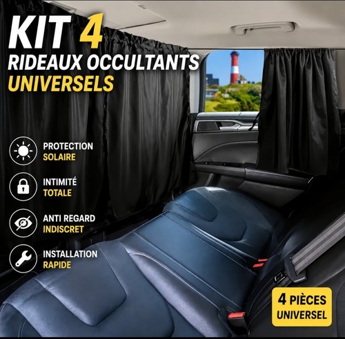 Rideaux occultants voiture - occultants, x4