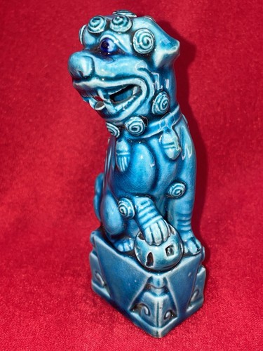 Statuette asiatique chien - , de