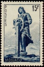 Timbre Monaco n°351 Mémoire prince Albert 1er Neuf sans charnière