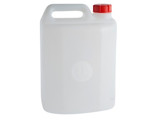 Bidon sss plastique blanc - bidon,
