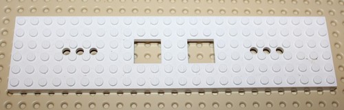 Lego white train base - lego, ref
