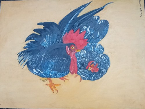 Peinture huile sur - huile,