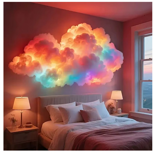 Applique murale led nuage - applique,
