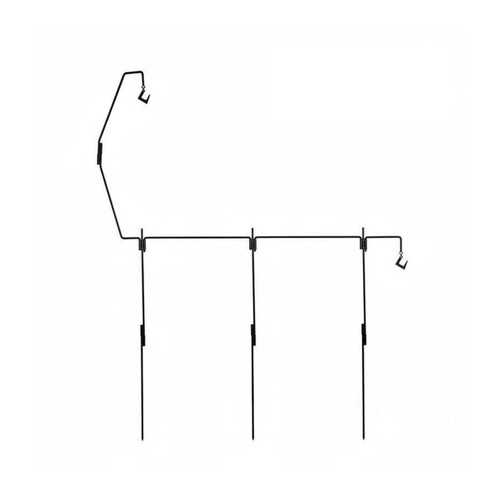Support lanterne pliable fer - support,