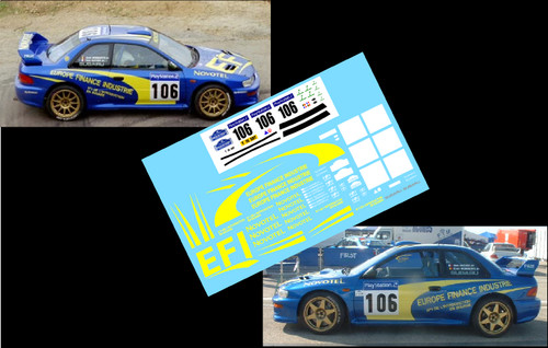 Decals subaru impreza - [decals, 1/43]