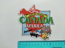 Autocollant Canada Safariland Ensemble Sticker AUFKLEBER Années 80 Original