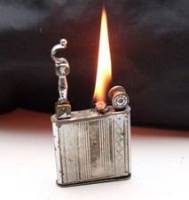 Polaire French Vintage Petrol Lighter 1940-1950s  Works good!