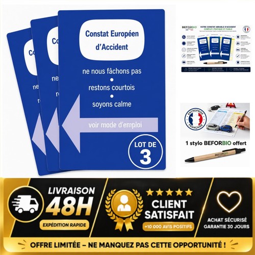 Constats amiable accident - constats,