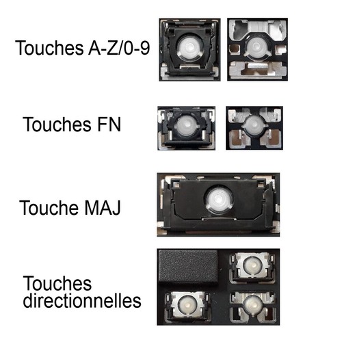 Touche clavier français - clavier,