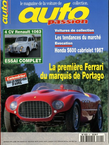 Auto passion 1994 - passion, n°91