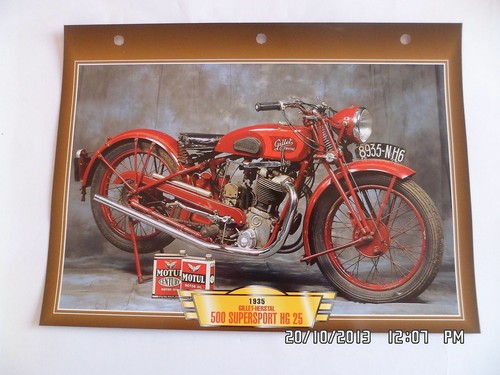 Carte fiche moto - carte, gillet