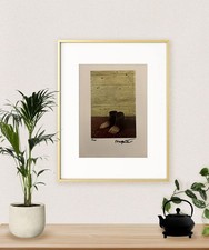 Original René Magritte signed lithograph, coa and appraisal for $3,500 usd.-