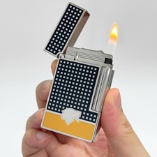 Dupont Ligne 2 Cohiba Lighter Ping Sound Butane Refillable Soft Flame Men Gift