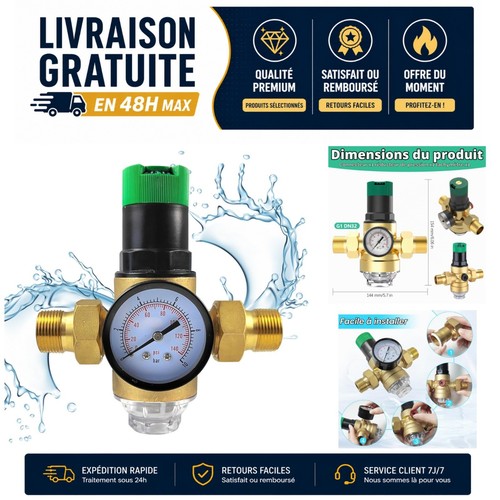 Réducteur pression eau - , 1