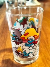 VERRE SCHTROUMPF PEYO 1989