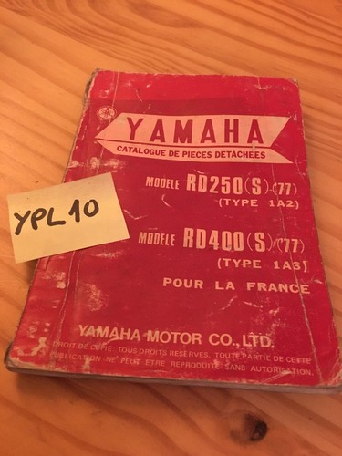 Yamaha moto rd250 1a2 - moto, rd400