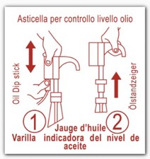 Autocollant Jauge d’huile
