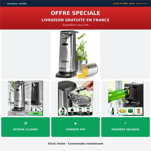 Ouvre boîte électrique - ouvre-boîte,