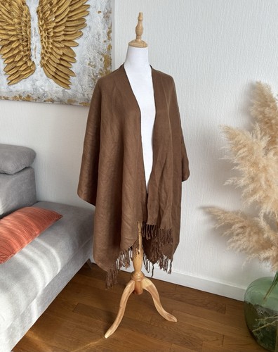 Cape poncho franges - à, femme