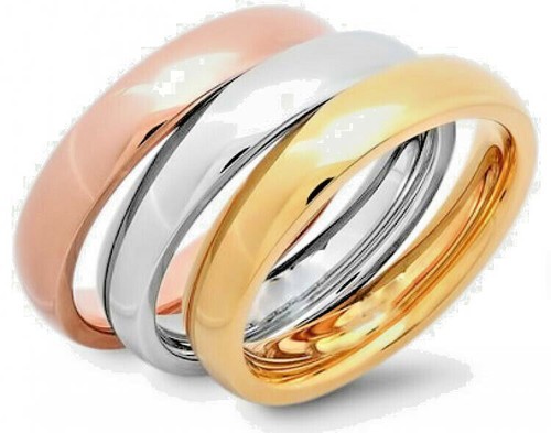 Bague parure tri pc - bague, or
