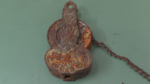 Ancien système poulie à - système,